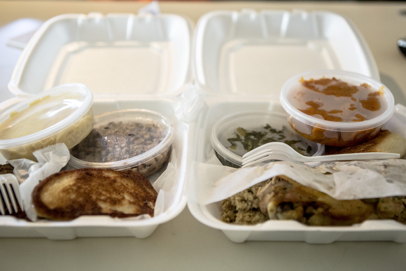 A meat and two sides are the offering at Orange Mound Grill for less than $10.