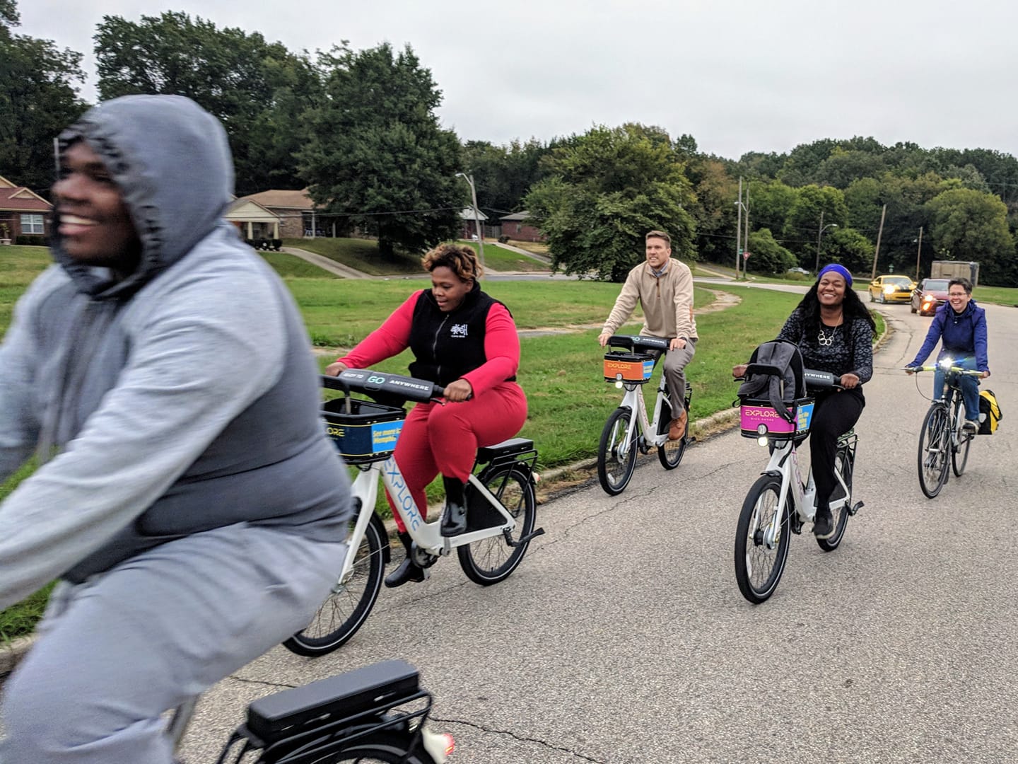 A new cohort of South Memphis Glide Ride Ambassadors is in training. (Bike/Ped Memphis)