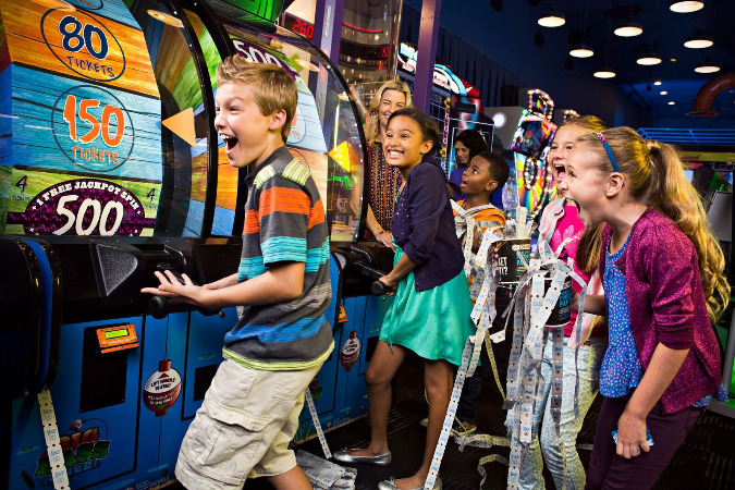 The Cordova location of Dave & Buster's features more than 200 arcade games.