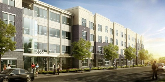Rendering of Gather's sister property on Southern
