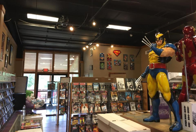 The new Jupiter Comics enjoys a much larger space than its previous location in Collierville.
