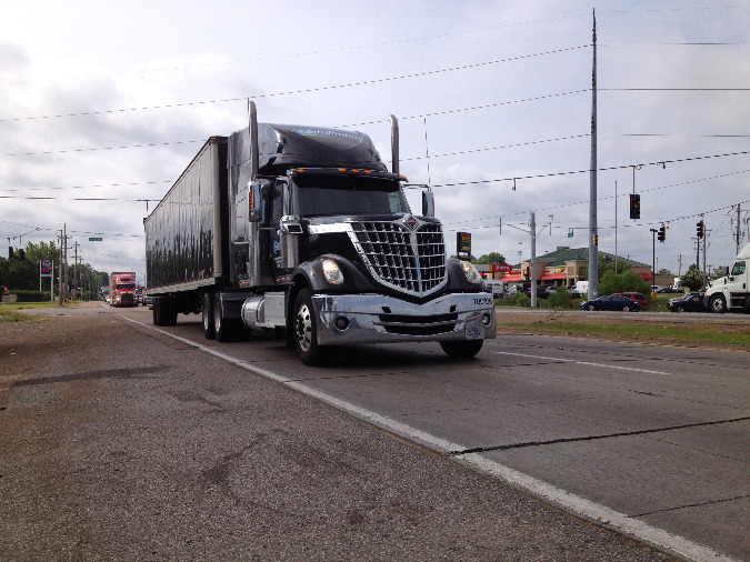 The corridor, which is critical to the logictics industry, sees heavy truck use year-round.