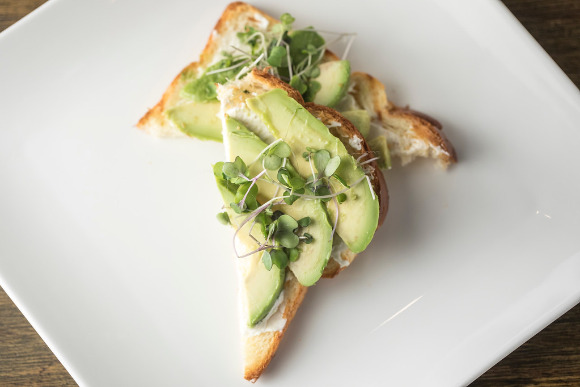 The new menu includes pickled avocado toast.