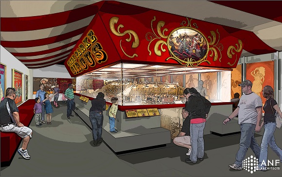 Rendering of the Clyde Park Miniature Circus