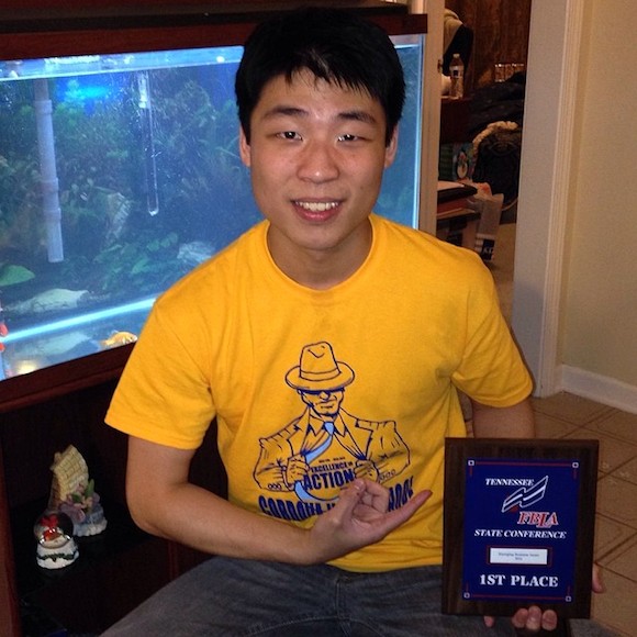 Justin Xie, Valedictorian of Cordova High School's class of 2014