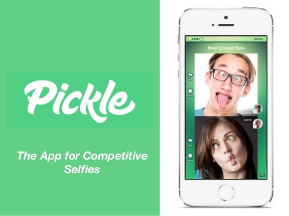 The Pickle app lets users compete for est selfies 
