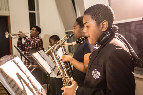After-school practice at Stax Music Academy
