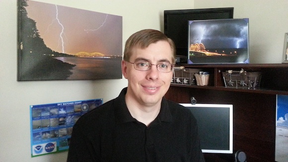 Erik Proseus, meteorologist and owner of Cirrus Weather Solutions LLC