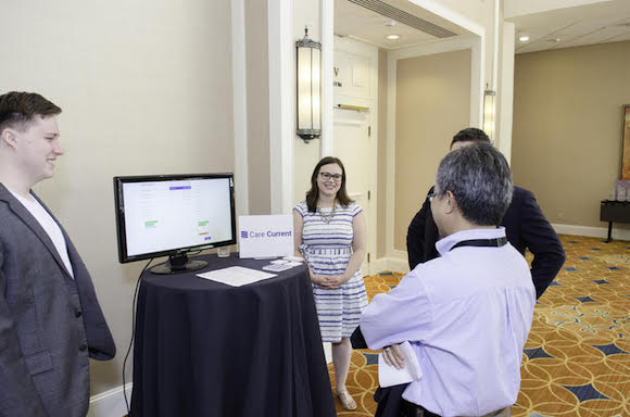 Care Current Founder Rachel Fuller at Demo Day in August 2015