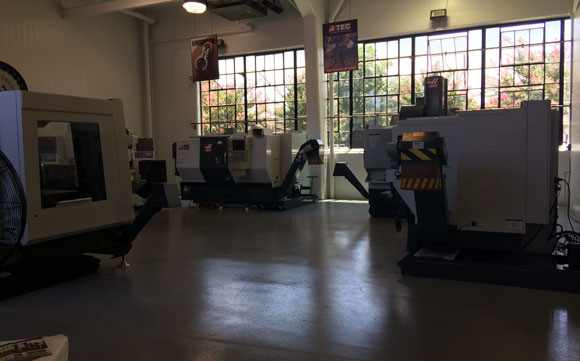The new Moore Tech training facility features six new CNC machines