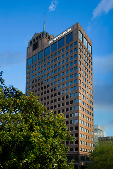 Downtown's Raymond James Tower is the second-tallest building in Memphis