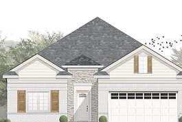 A rendering of one of the 70 homes to be built at Epping Forest in Raleigh.