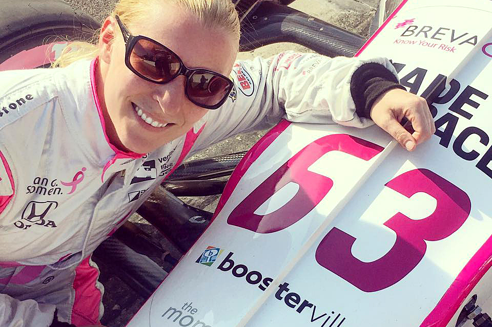 Boosterville developed a partnership with Indy race car Pippa Mann and the Dale Coyne Racing team.
