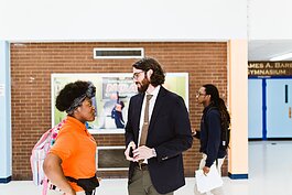 Andrew Bobowski serves as the principal of KIPP Memphis Collegiate High, located at 2110 Howell Avenue in North Memphis. (Elizabeth Hoard Photography)