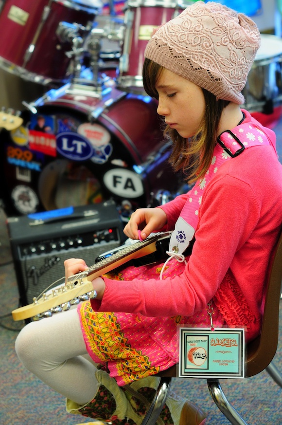A unique offering at Hutchison School's Center for Excellence, the DGRC teaches young ladies how to rock.