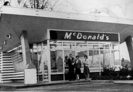 Memphis' first McDonald's, featured here circa 1963, opened in 1958 and was located at 4287 Summer Avenue. (Memphis Landmarks)