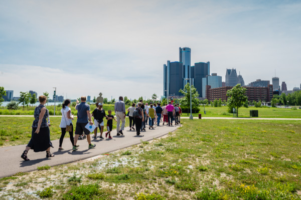 A 2015 convening in Detroit hosted by Forward Cities. 