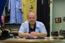 Maury Evensky, owner of Evensky’s Big and Tall, has witnessed the store's evolution from a sundry offering men and women's clothing, hardware and food to focusing solely on quality men's clothes. (Renier Otto)