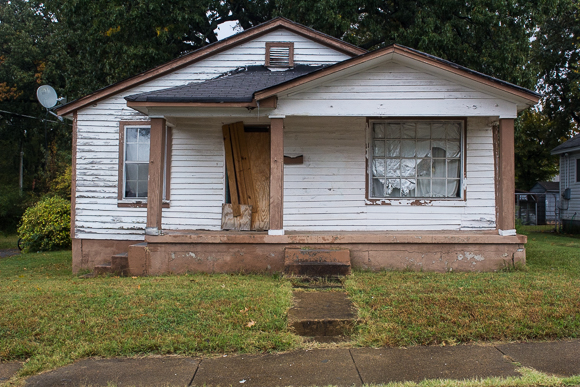  Residents in Orange Mound believe that blight and boarded up properties in the neighborhood bring down property values and make the historic community unattractive to potential newcomers.  (Renier Otto)