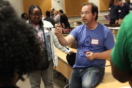 One hundred sixty-one students met for the first day of the 20-week LaunchCode class, held at Southwest Tennessee Community College. (Submitted)