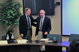 Dr. Kevin Kunz, left, and Dr. David Stern colloborated to develop a proposal for a statewide addiction medicine network.