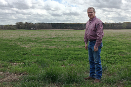 Dr. Bruce Kirksey, Director of Farm and Research for Agricenter International, thinks their is a future in organic farming practices in the Mid-South.