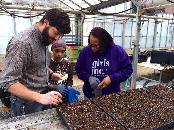  Through workshops and hands-on experience, girls will learn the business side of farming.