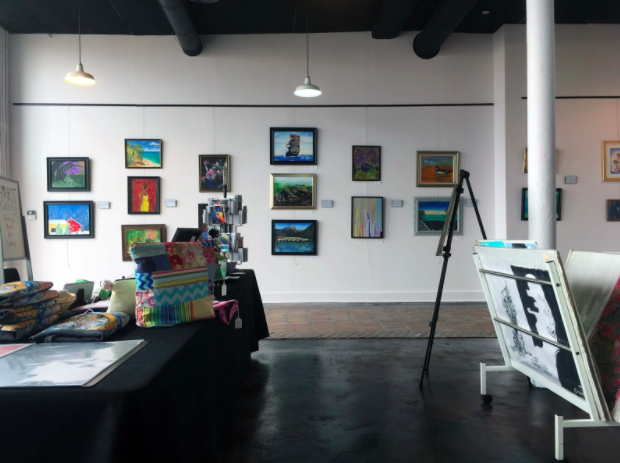 The inside of the H*Art Gallery in Memphis, located at 645 Marshall Ave. Works on display are for sale as well as handcrafted items and prints. 