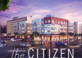 Architect's rendering of The Citizen mixed-use development.