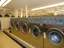 Dryers and washing machines can be used at a reduced rate at the South Memphis Alliance laundromat. (Tamara Williamson)