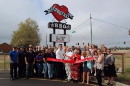 The opening of One & Only BBQ in Cordova