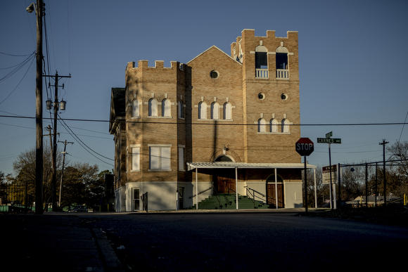 A view of Mt. Moriah Baptist Church on Carnes Avenue and Boston Street. (Andrea Morales)