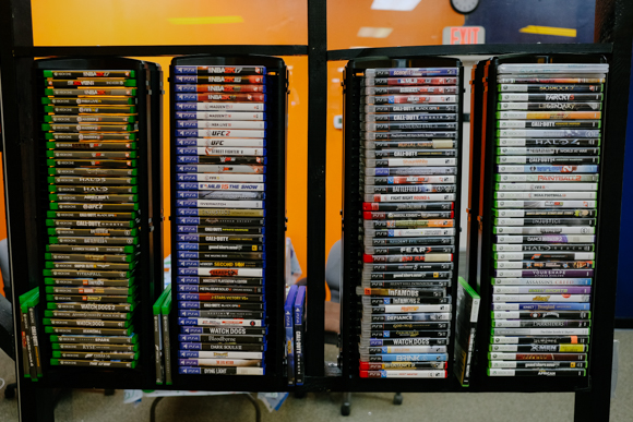 A selection of games at Game oN in Southland Mall. (Brandon Dahlberg)