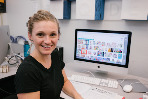 Natalie Schuh, a digital marketing manager in Memphis, says she is taking this class because, "I want to step away from what I've been doing and narrow down what I'm offering and who I'm working with." (Brandon Dahlberg)