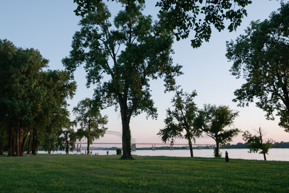 Greenbelt Park offers excellent views of the Mississippi river. 