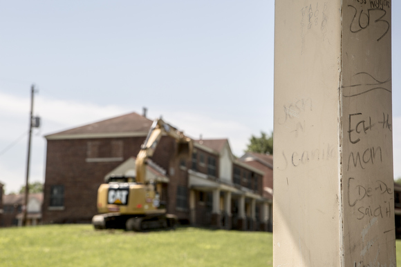 Foote Homes on the day of a City of Memphis ceremony announcing its demolition in May. 