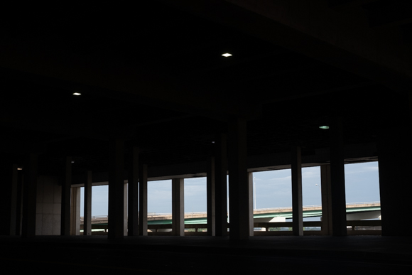 The underpass on Front Street outside the Cannon Center will be reimagined with light and art installations. (Brandon Dahlberg)