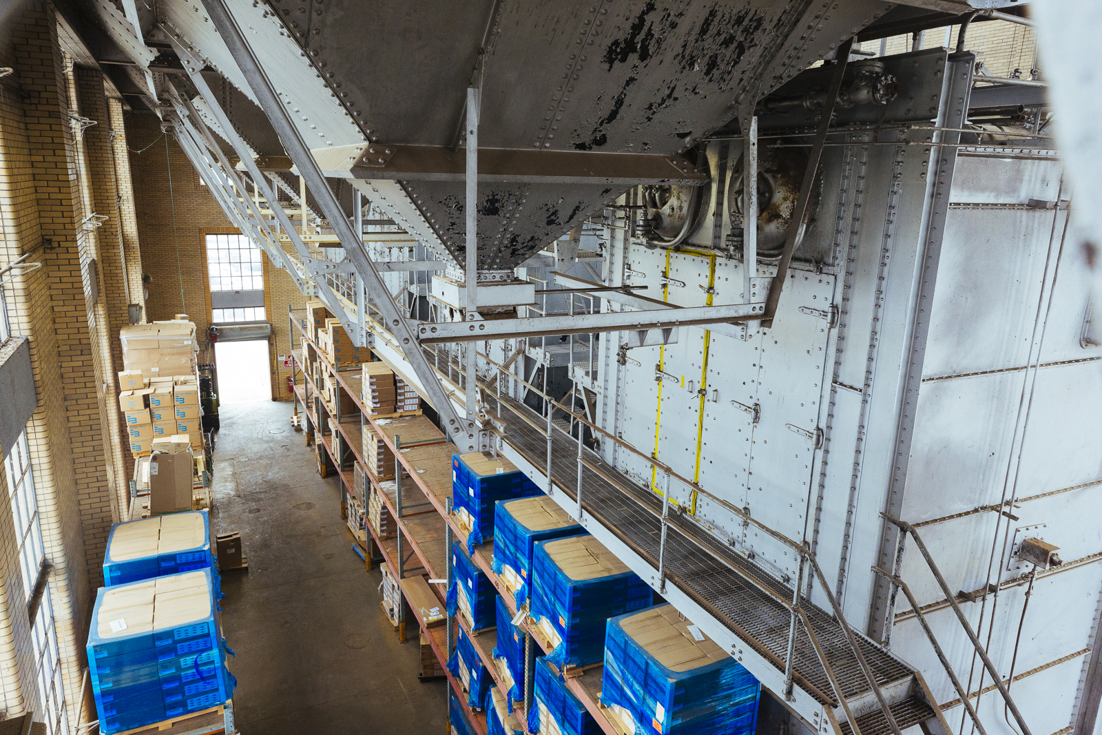 Out of commission coal furnaces at Sheahan Water Pumping Station, which is now electrically-powered and largely automated. (Ziggy Mack)