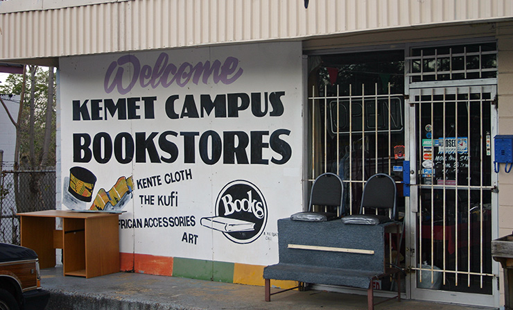 Business as usual at Kemet Nu bookstore in 1995. (Submitted)