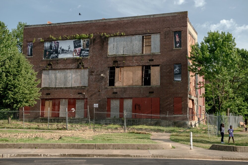 Abandoned buildings threaten the safety of children walking to school or out playing in the neighborhood.