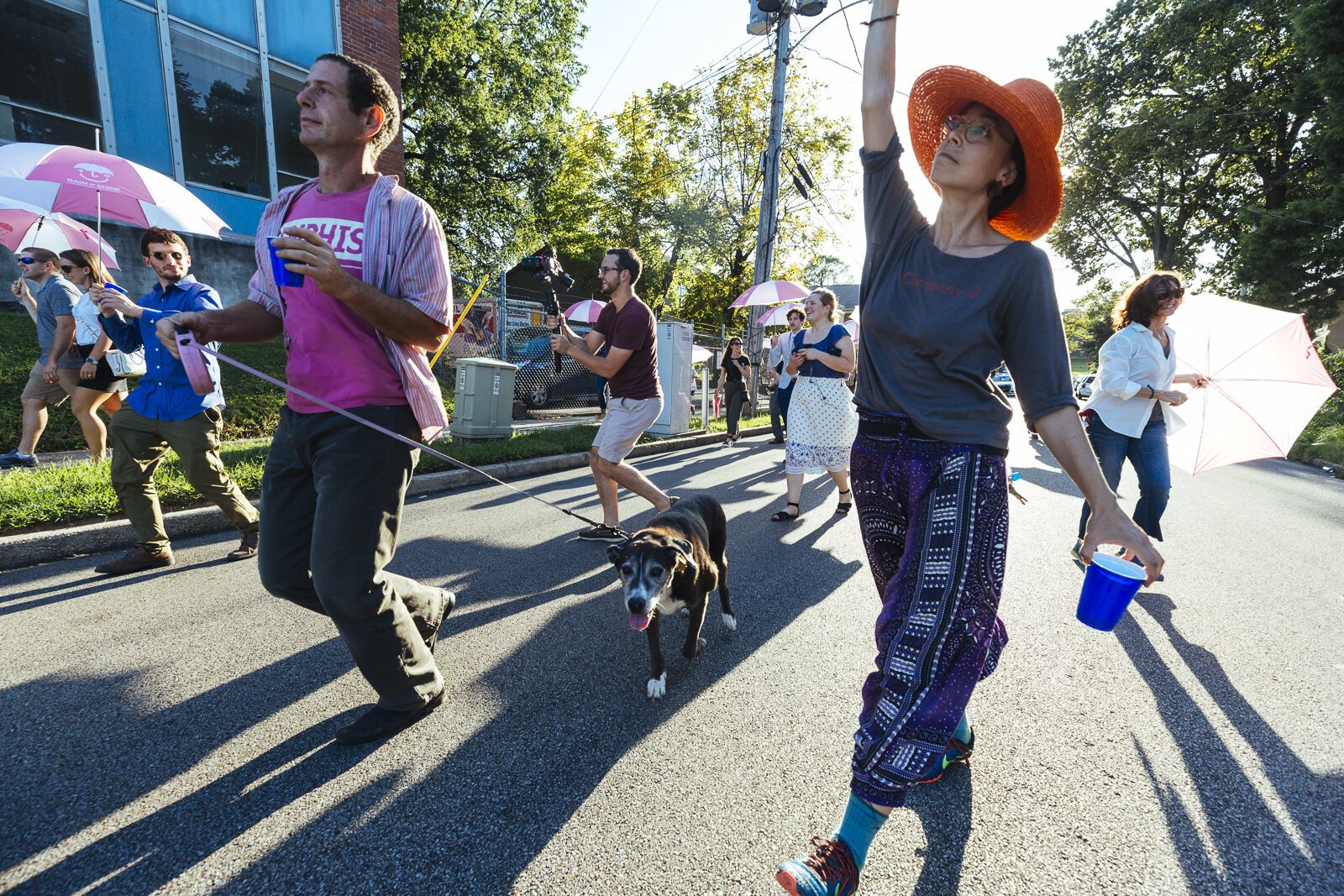 The second line parade through the streets of Madison Heights was lead by the Mighty Souls Brass Band. (Ziggy Mack) 