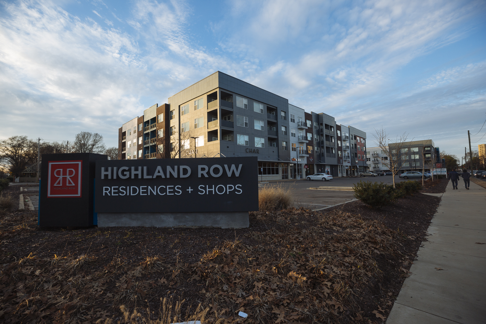 Highland Row is one of the many new mixed-use, high density developments to be built on or near the Highland Strip in the last few years. (Ziggy Mack)