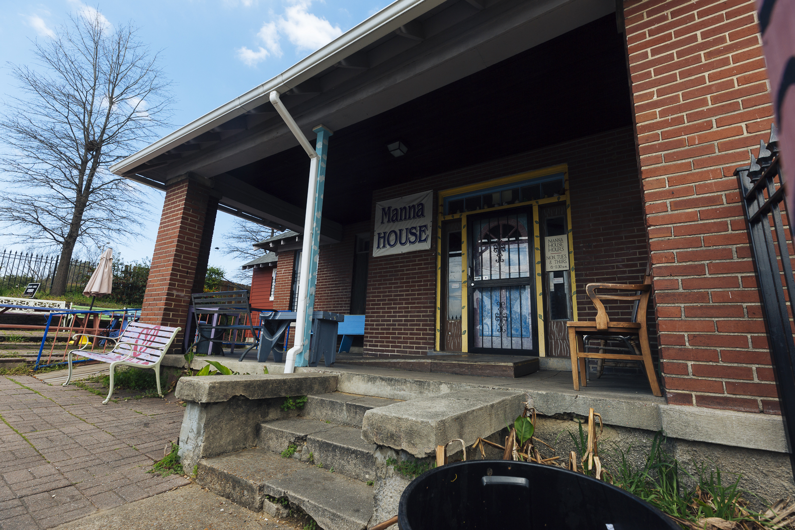 The exterior of Manna House, 1268 Jefferson Avenue. (Ziggy Mack)