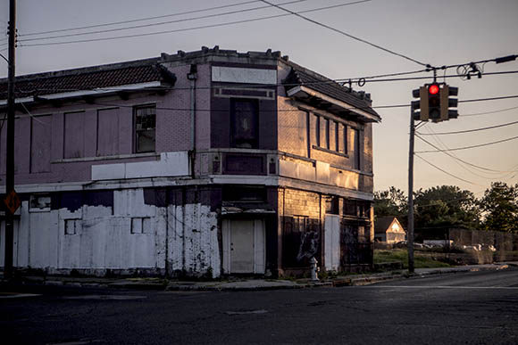  A boarded up property on Vance Avenue and Fourth Street has been vacant for years.