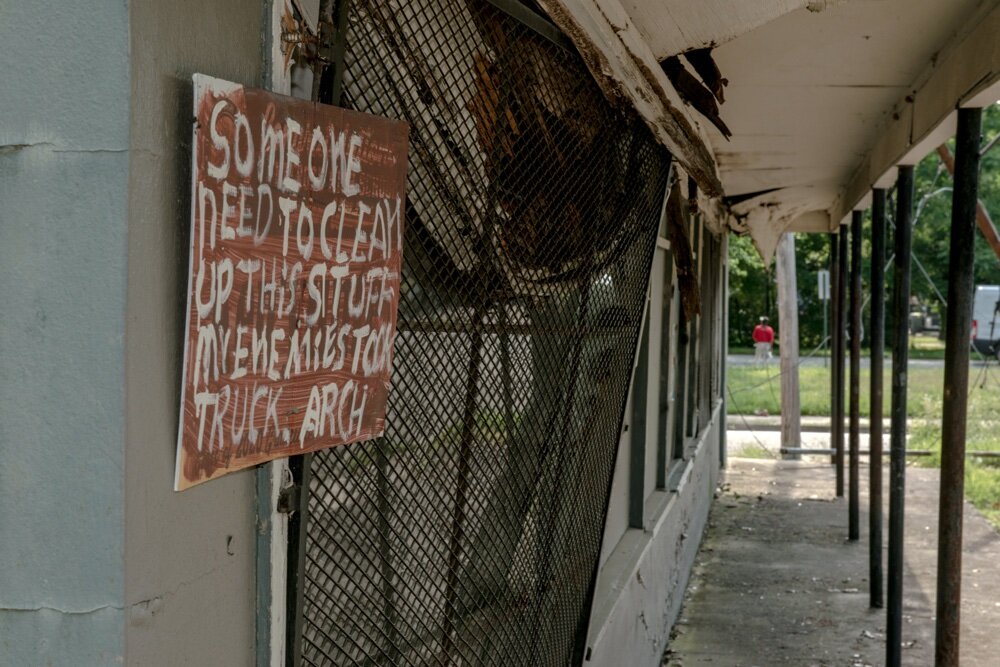 In a survey High Ground gave to members of the Orange Mound community, respondents scored blight, trash, and litter as the biggest environmental justice problems within the Mound.