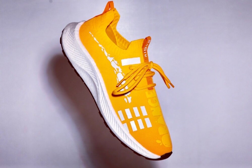 The Orange Mound Awareness Shoe from SoGiv and JUICE Orange Mound.