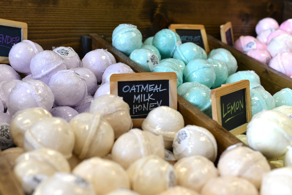 Bath bombs are also a big seller for Buff City.