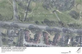 Rendering of the new Overton Park entrance