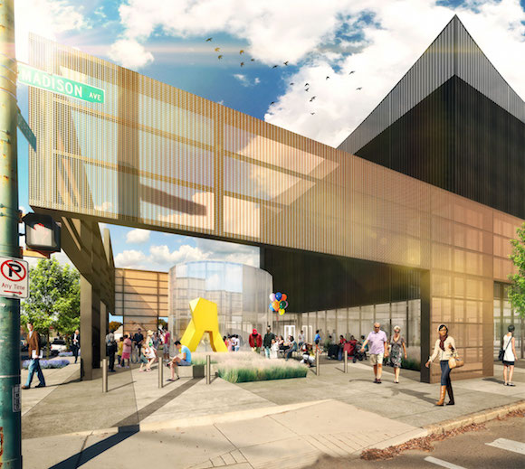 Renderings of the Ballet Memphis headquarters