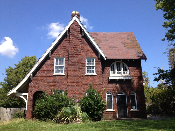 The house at 1178 Peabody Ave. will be the first of three to be renovated.